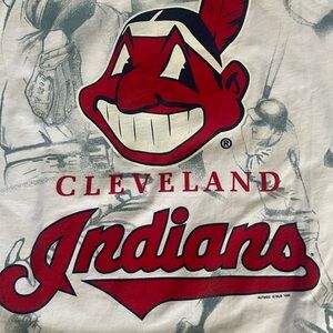 LEE VINTAGE NUTMEG 1996 Cleveland Indians Tee- Shirt